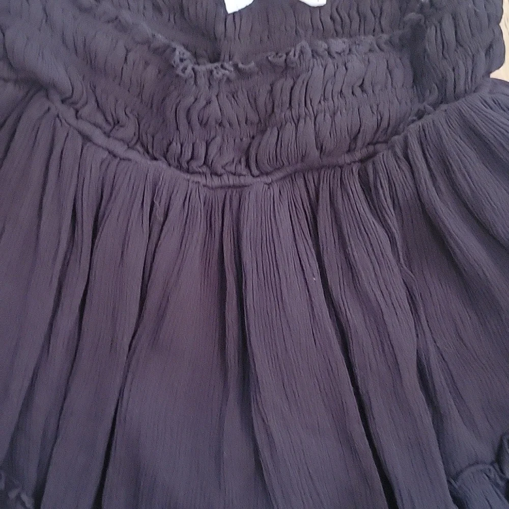 Big Water Blue Sky‎ Ruffle skirt Black Womens Medium